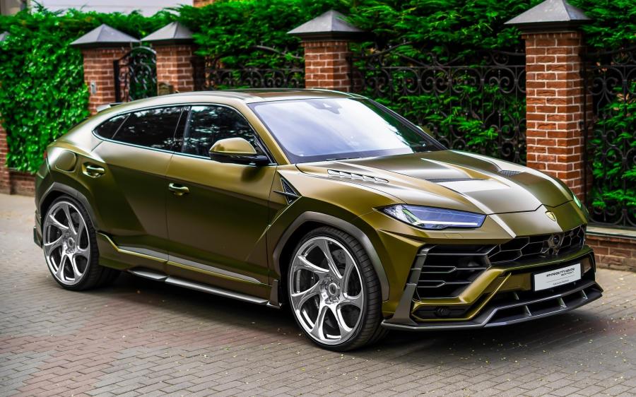 Lamborghini Urus Wide Body by Premier Edition on Premier Edition Wheels (CSD-F) '2020